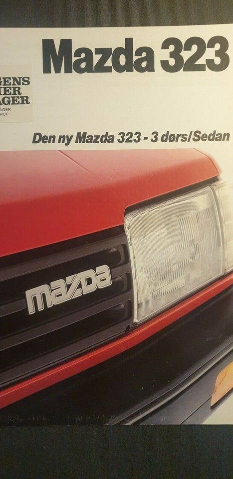 Brochure, Mazda 323