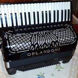 Accordeon, andet mærke Orlandoni 41/120, Orlandoni Harmonika med MIDI og Mic. 