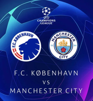 FCK vs Manchester City , Fodbold, Parken