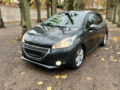 Peugeot 208, 1,2 VTi Allure Sky, Benzin, 2012, km 126000, koksmetal, træk, nysynet, klimaanlæg, ABS,