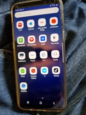 iPhone 8, 128 GB, aluminium, Perfekt, Samsung galaxy S8 har kvittering