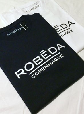 T-shirt, Robeda Copenhaugen, str. findes i flere str.,  Sort/hvid,  100%bomuld,  Ubrugt, Sælger diss