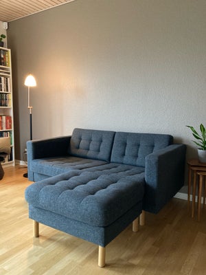 Sofa, stof, 2 pers. , IKEA, Velholdt 2-3 personers sofa fra IKEA - Landskrona-serien.

Farven er grå