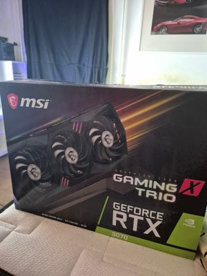 RTX 3070 MSI TrioX, 8GB GB RAM, Perfekt, Helt perfekt stand købt da det udkom, inkl kase og kvitteri