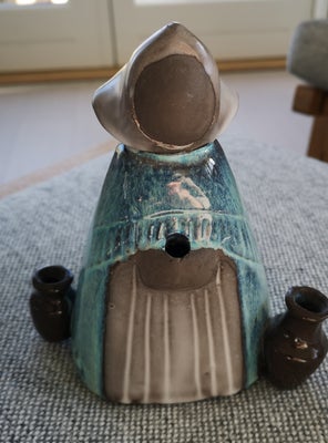 Keramik, Svensk figur 17 cm 6, Fra et ikke ryger hjem