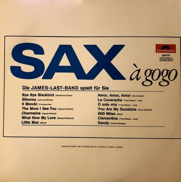 LP, James Last, Sax À Gogo