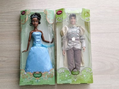 Barbie, Disney dukke, Disney Tiana og prins Naveen. Aldrig åbnet. Røgfrit hjem 

Porto er 50