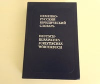 Deutsch-Russisches Juristisches Worterbuch, M.