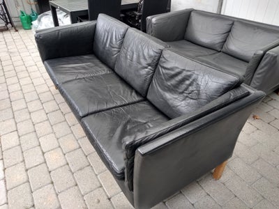 2 skind/læder sofaer