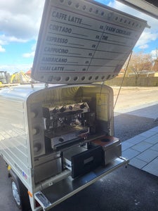 Kaffevogn incl sænkbar trailer