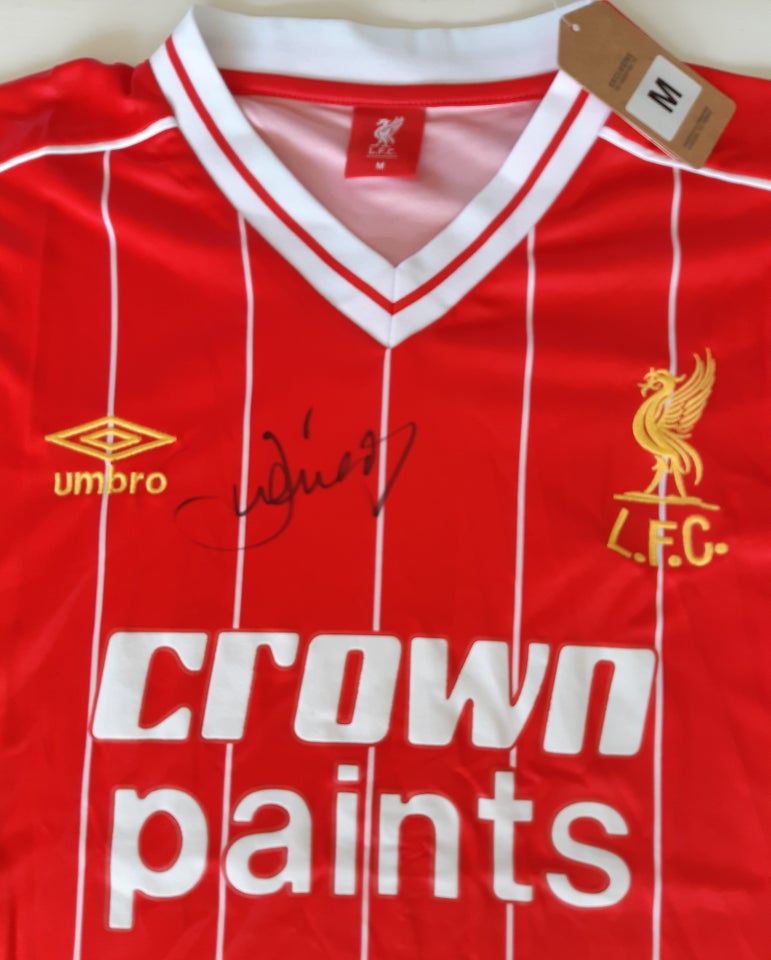 Fodboldtrøje, Liverpool FC, Signeret af John Aldridge