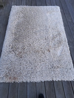 Andet tæppe, b: 133 l: 195, Sandfarvet ryatæppe