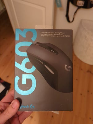 Mus, trådløs, Logitech, G603, God, Trådløs Logitech mus, der holder strøm længe og er ergonomisk.