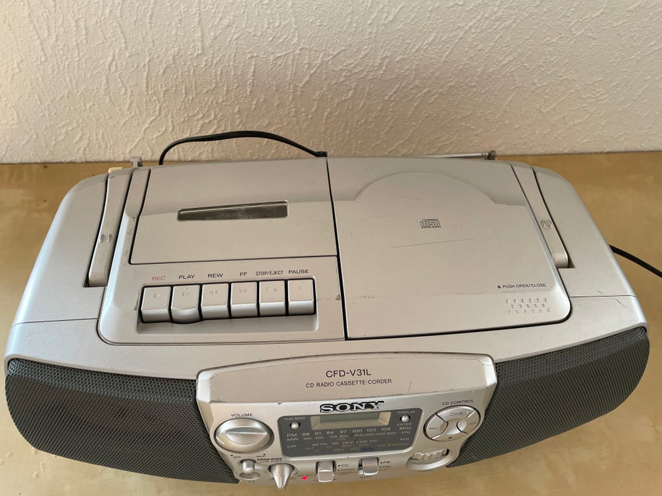 Båndoptager, Sony, CD’s u31l