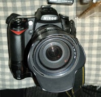 Nikon Nikon D90, 12 megapixels, 16-85mm x optisk zoom