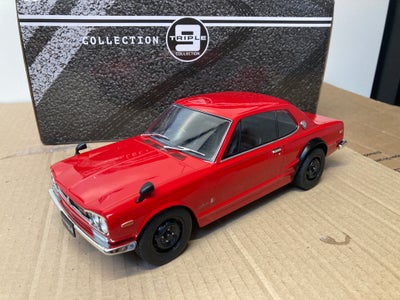 Modelbil, Nissan Skyline 2000 GT-R KPGC10 1/18, skala 1:18, I original æske. Rigtig flot og meget de