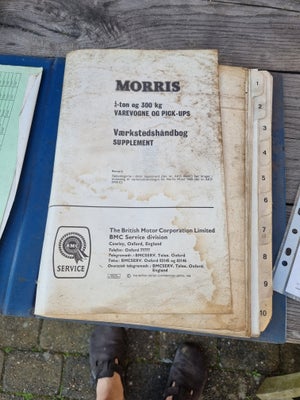 Værkstedshåndbog, Morris, Original værkstedshåndbog til Morris 1000 i rigtig fin stand
sender gerne 