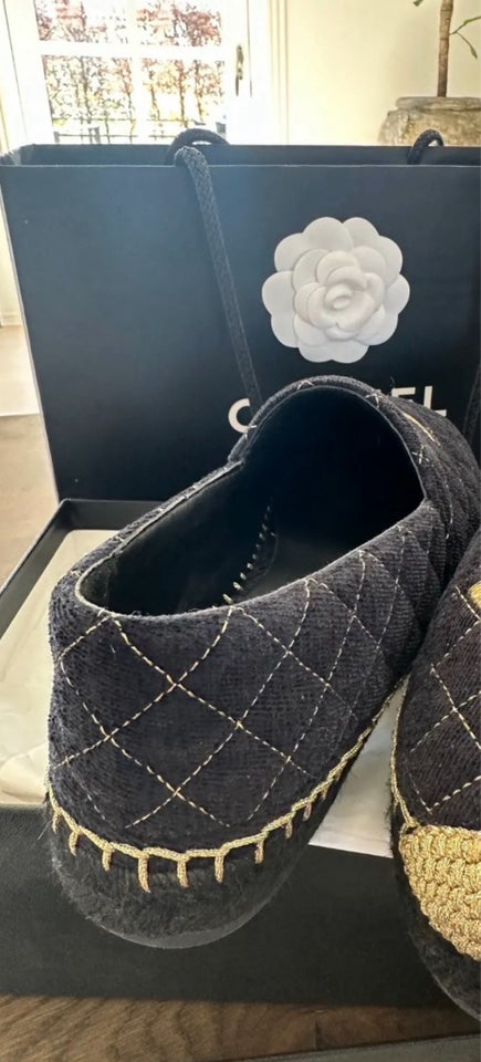 Ballerinasko, str. 39, Chanel espadrilles - fremstår som