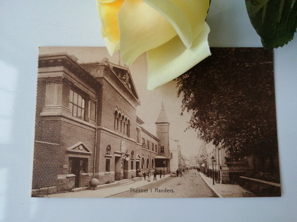 Postkort, Randers.Theatret i Randers.1920-30