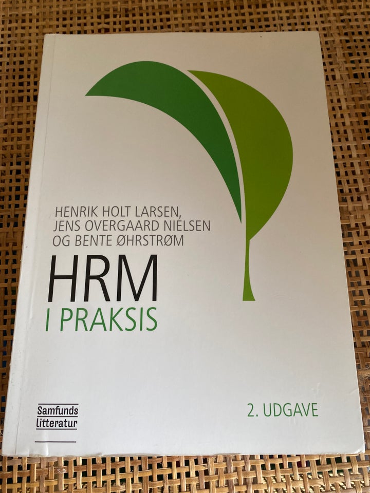 HRM i Praksis, Henrik Holt Larsen m.fl., emne: organisation