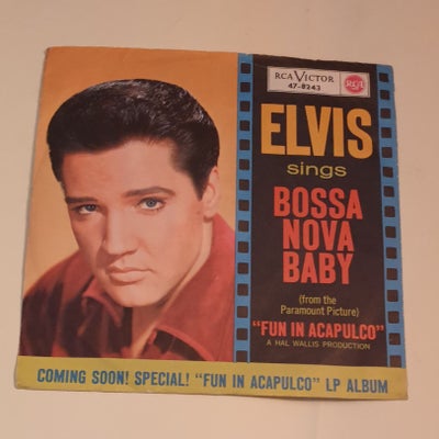 Single, Elvis Presley, Bossa Nova Baby, Rock, Elvis Presley Bossa Nova Baby
RCA Victor 47-8243
cover