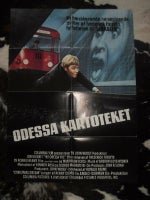 Filmplakat, Odessa Kartoteket (1974)