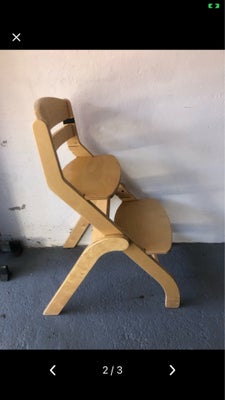 Højstol, Rigtig fin og kraftig højstol i naturfarve