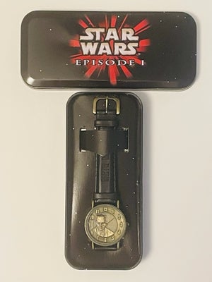 Ure, Star Wars, Flot Star Wars Darth Maul ur i original metalæske.
Uret har aldrig været brugt, men 