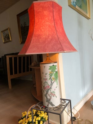 Lampe, Kinesisk lampe, 2 stk, fin stand