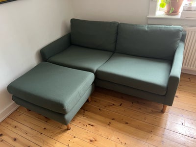 Sofa, 2 pers. , Sofacompany, Sofacompany Astha 2-personers sofa inklusiv puf i Cura Dark Green med O