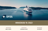 DFDS Gavekort, MiniCruise fra København til Osl...