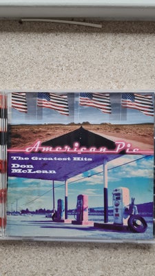 DON MCLEAN: THE GREATEST HITS, rock, CD 20 TRACKS, AMERICAN PIE. COMPILATION FRA 2000. BOOKLET I FOR