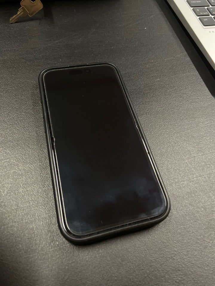 iPhone 15 Pro, 128 GB, sort