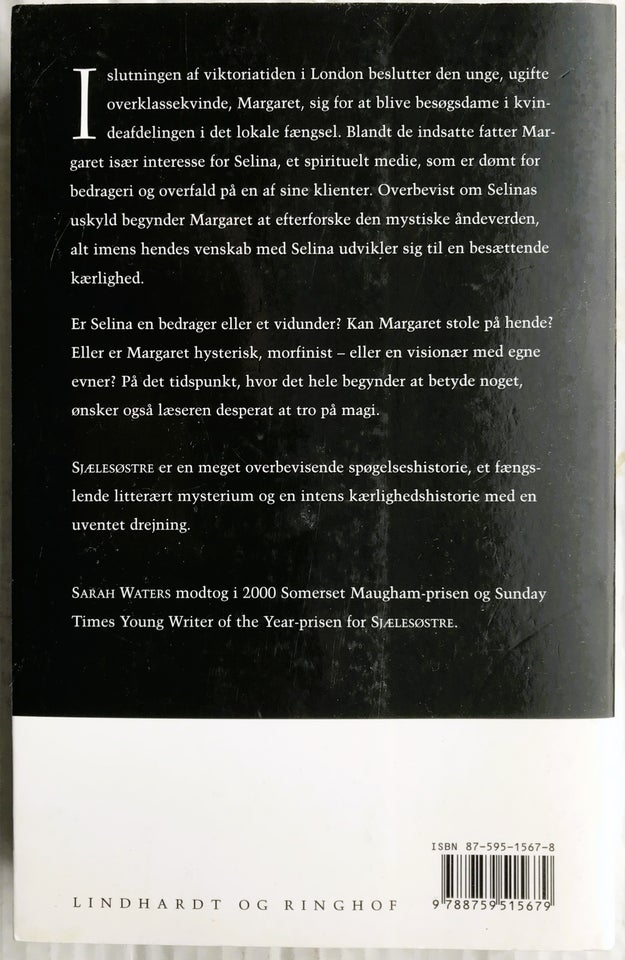 Sjælesøstre, Sarah Waters, genre: roman