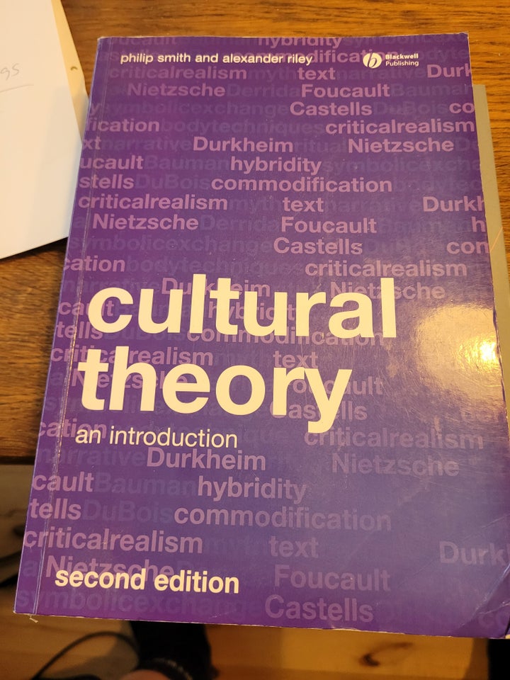 Cultural theory Philip Smith and Alexander Riley emne anden