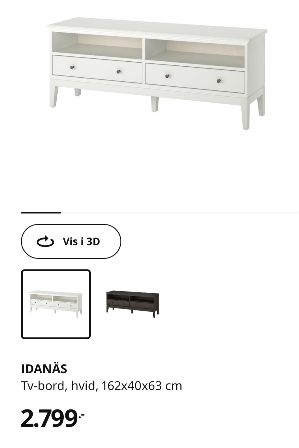Tv bord fra Ikea - IDANÄS