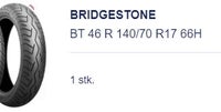 Bridgestone BT46 R 140-70 R17 66H