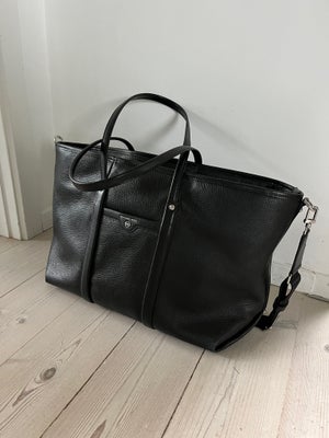 Skuldertaske, Michael Kors, læder, Michael Kors Beck Large Tote bag i sort læder.
Stort set ubrugt. 