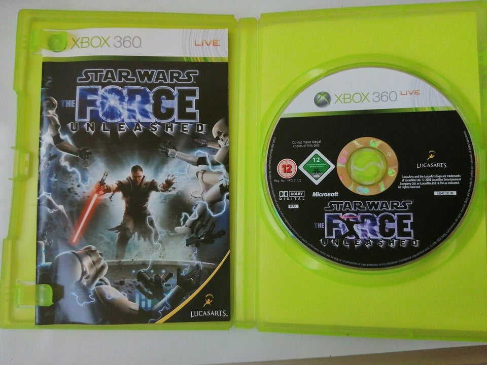 STAR WARS.THE FORCE UNLEASHED., Xbox 360, action