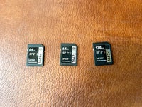 SD-Kort, Lexar, 128 + 64 + 64 GB