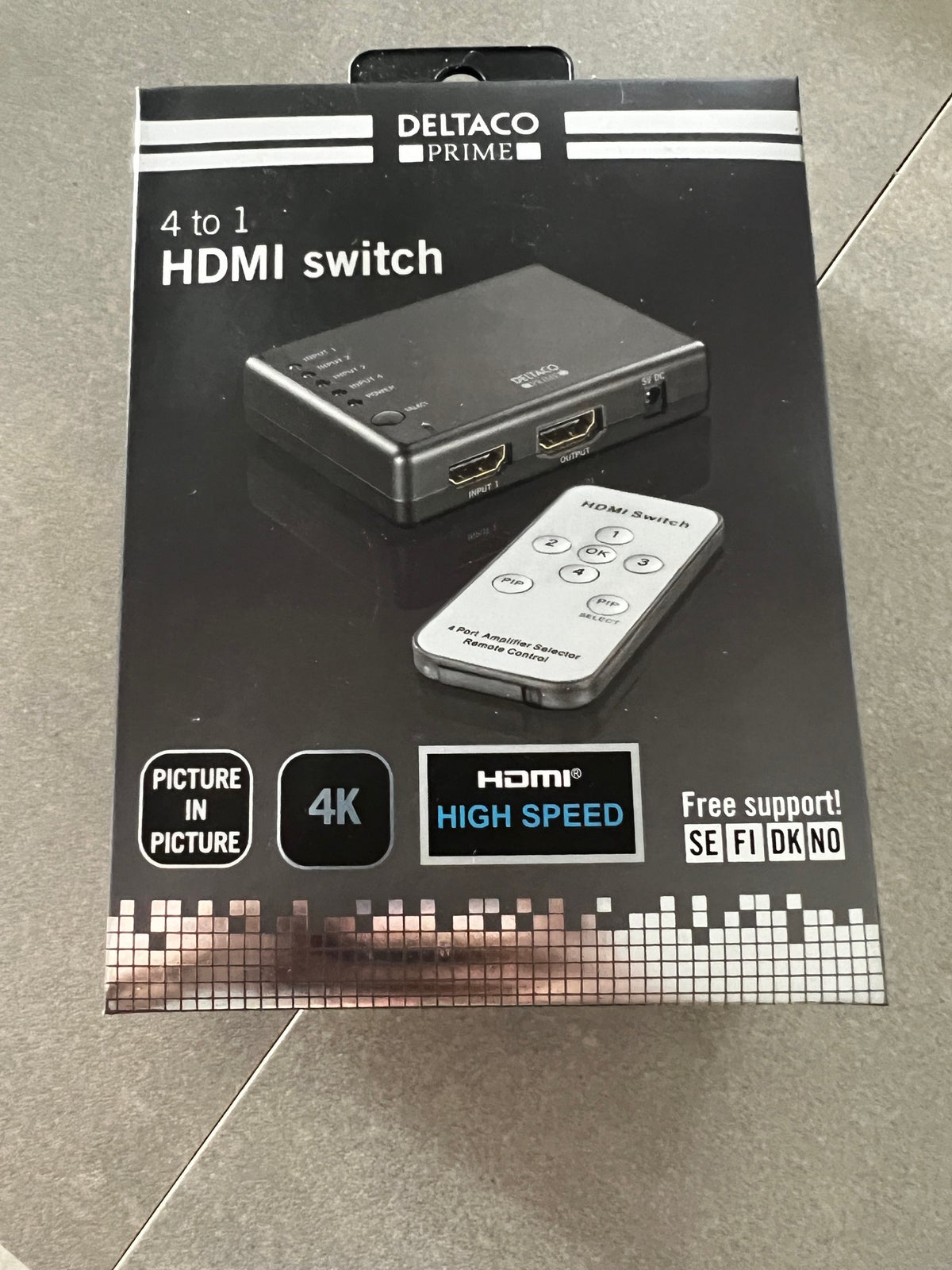 format taske kontrast HDMI switch, Deltaco, Perfekt – dba.dk – Køb og Salg af Nyt og Brugt