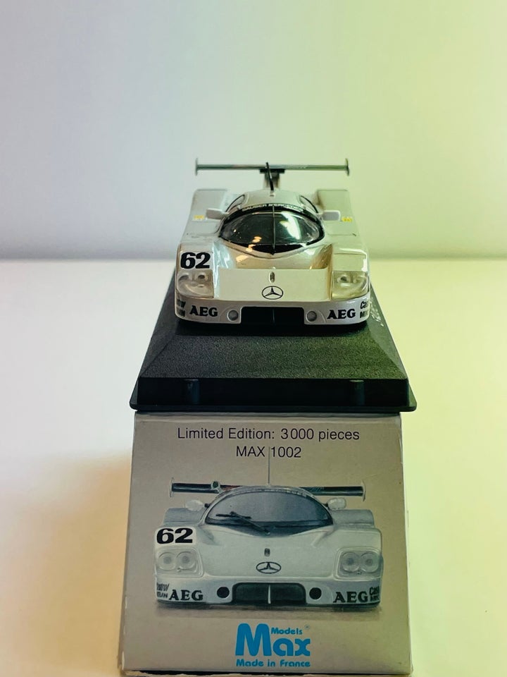 Modelbil, Max Models Sauber Mercedes C9 (Le Mans), skala