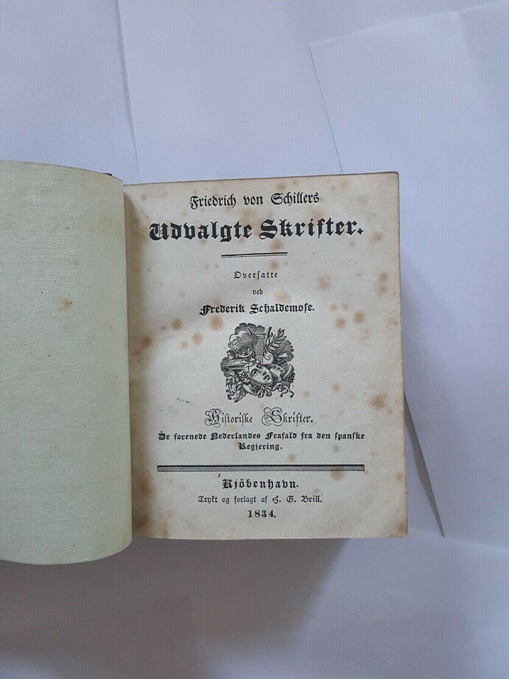 Udvalgte Skrifter, Friedrich von Schiller, genre: anden