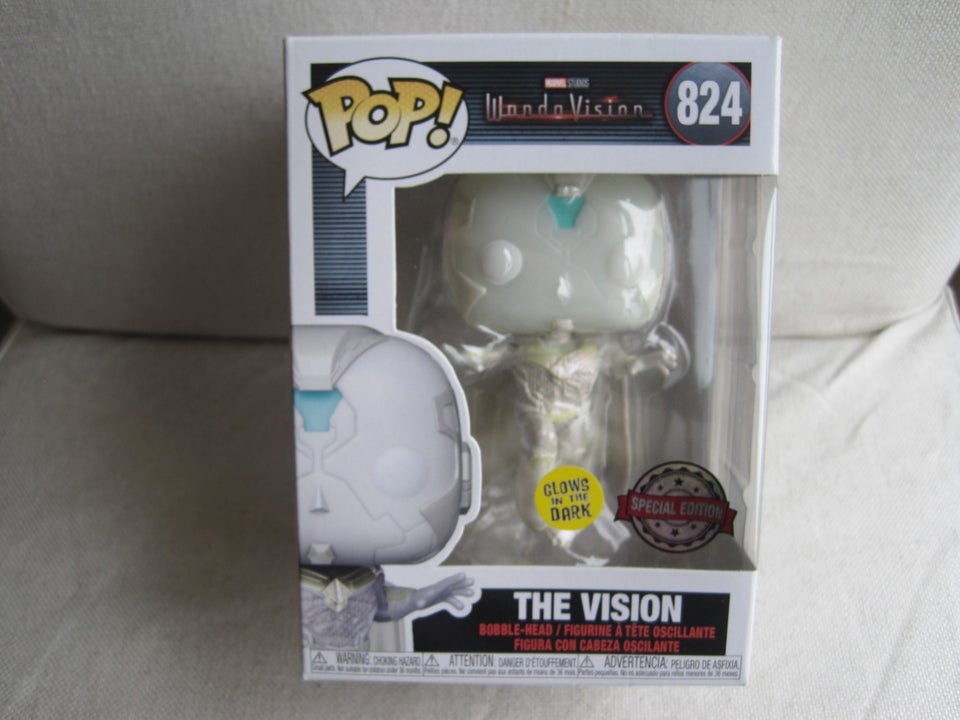 Funko Pop #824 The Vision Glows in the dark