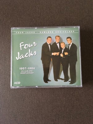 Four Jacks: 4 Four Jacks 1957-1964+sjældne indspilninger, pop, 4 Cd’er. Four Jacks indeholder 4 cd’e