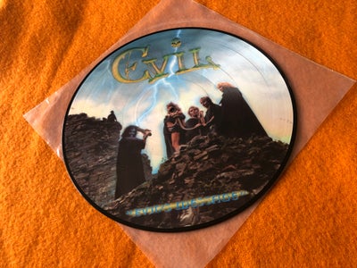 LP, EVIL, Evil's Message, Metal, Sjældent udbudt picture disc med danske Evil på Metalized Blood Rec