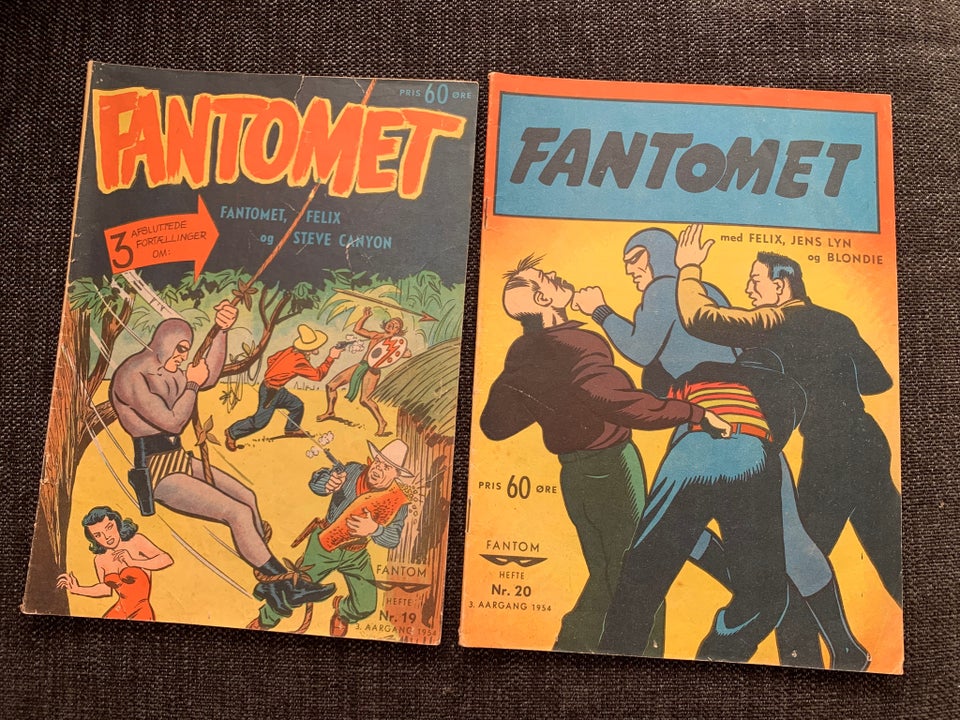 Fantomet 19+20 1954, Tegneserie