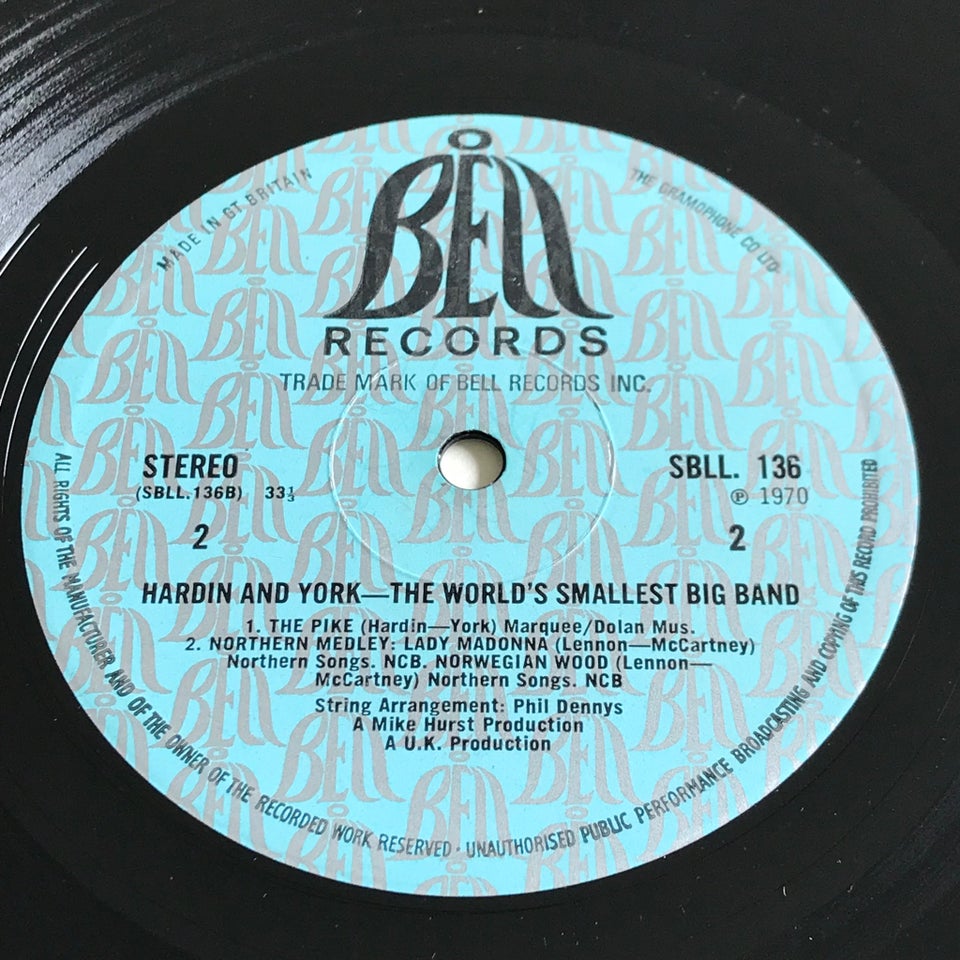 LP, Hardin & York, The World’s Smallest Big Band