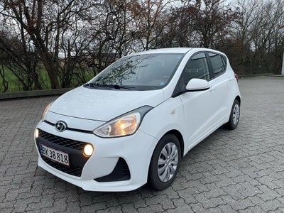 Hyundai i10, 1,0 Comfort, Benzin, 2017, hvid, nysynet, klimaanlæg, aircondition, ABS, airbag, alarm,