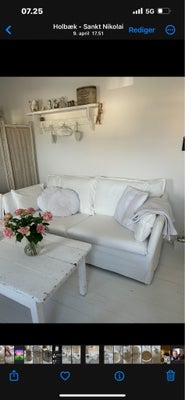 Sofagruppe, bomuld, Backsælen, Fra Ikea, 8 mdr gammelt. Røgfrit hjem. Vaskes på 60 grader. Nypris 95